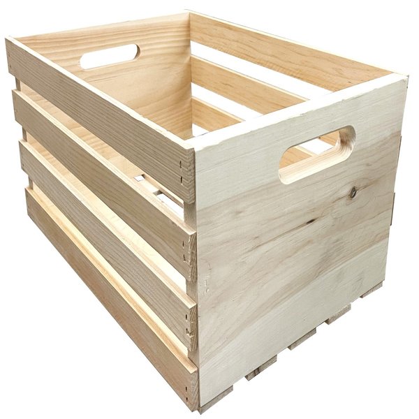 Demis Products. Demis Products 9.56 in. H X 12.5 in. W X 18 in. D Storage Crate Natural 1070248403